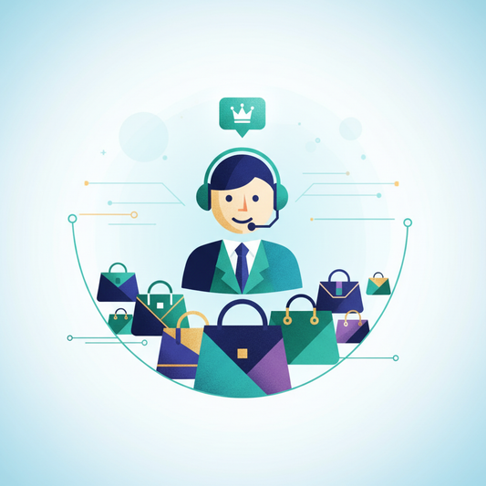 Illustration for Expert Assistance: Shop Bags LLC's Luxury Customer Service for Handbag Inquiries