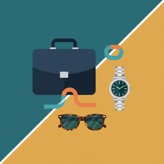 Illustration for Shop Bags LLC vs. Vestiaire Collective: Unveiling the Best for Men's Authentic Luxury Accessories