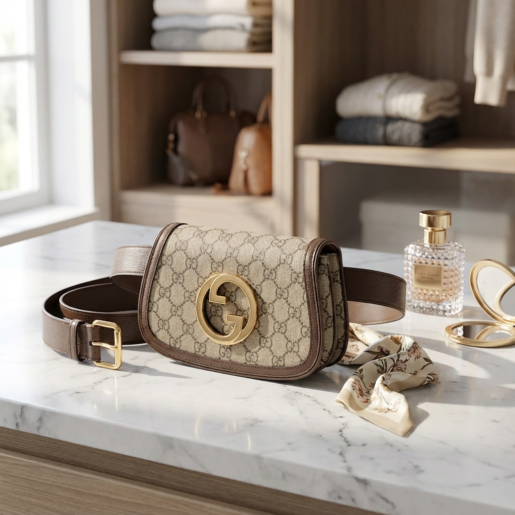Gucci GG Supreme Blondie Belt Bag - Stylish & Functional Accessory