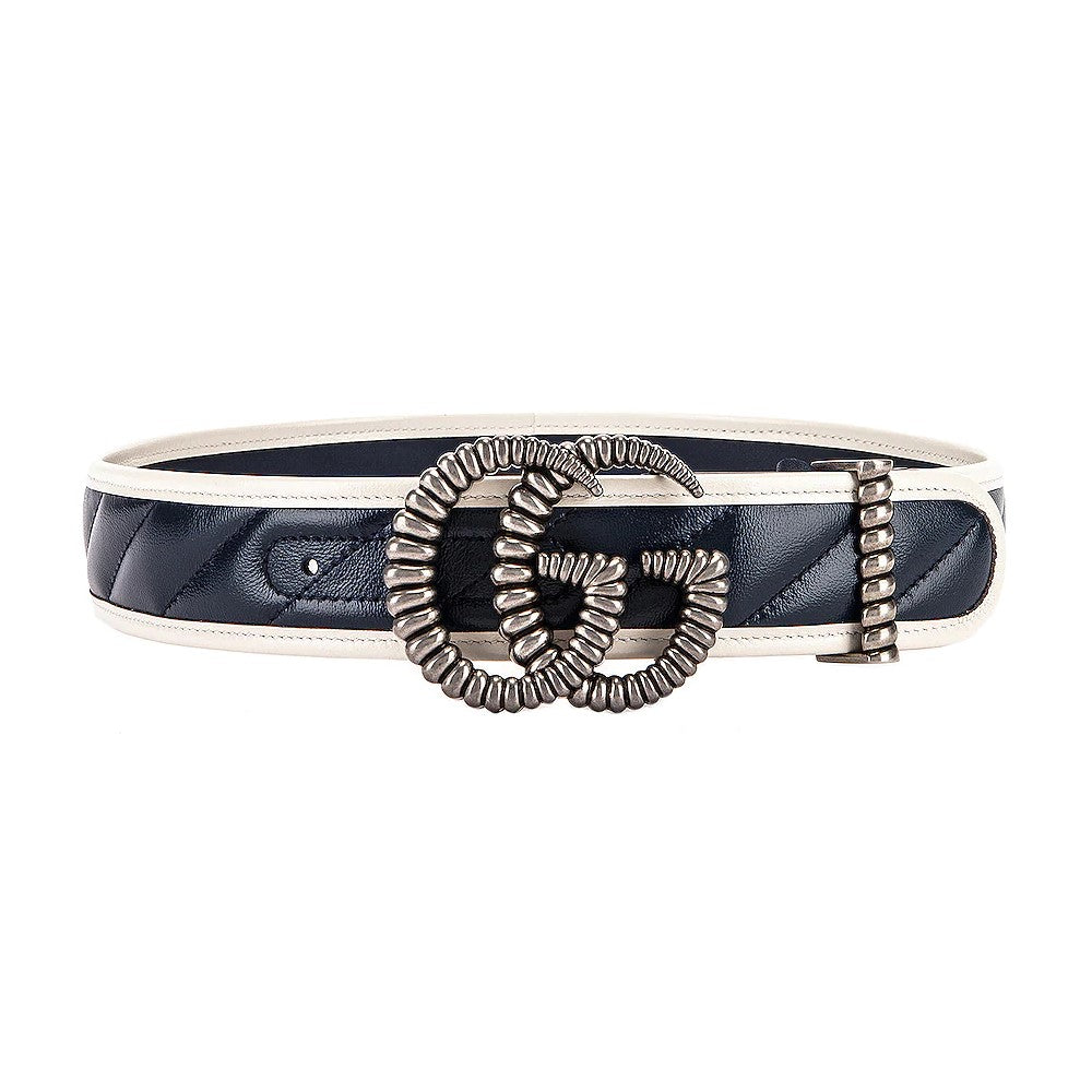 Gucci Leather Belt: Elegant Torchon GG Design - Shop Now!