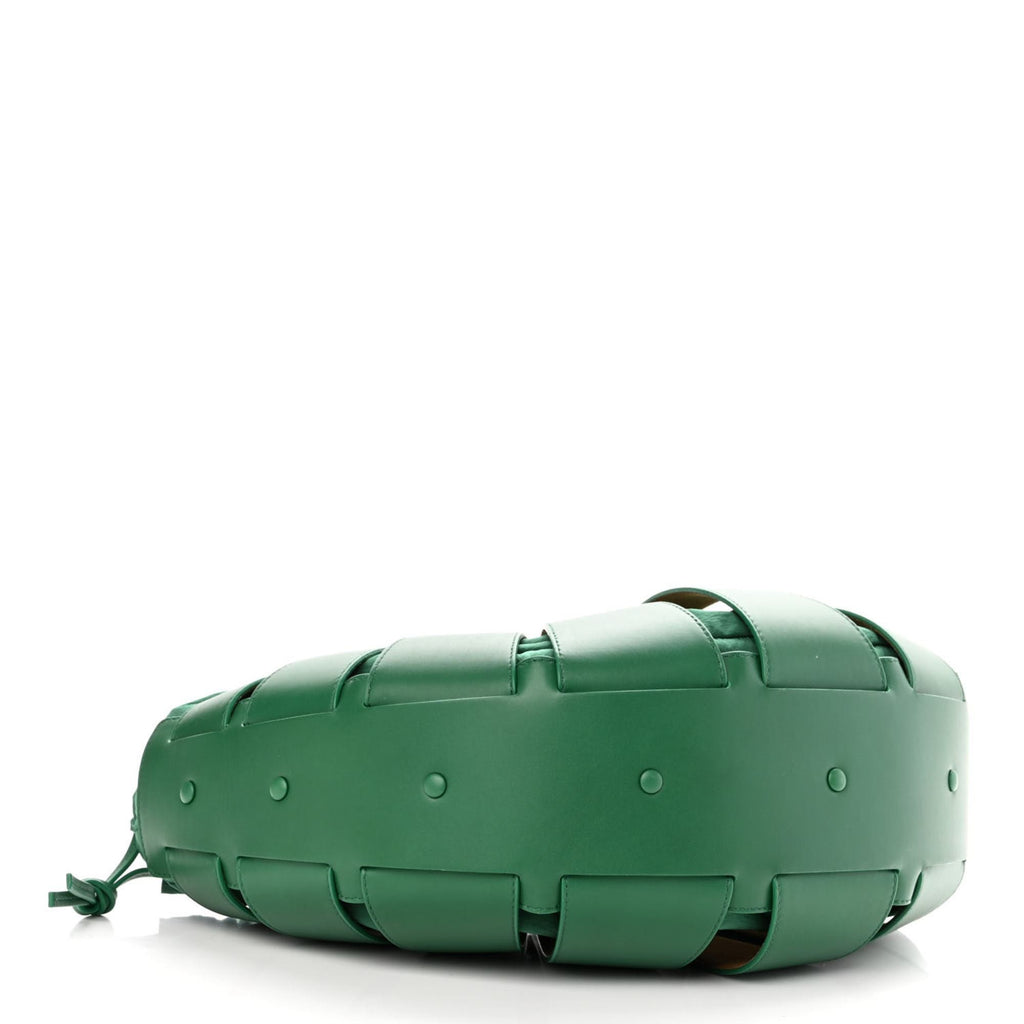 Bottega Veneta Shell Bag - Luxurious Racing Green Calfskin Elegance -  