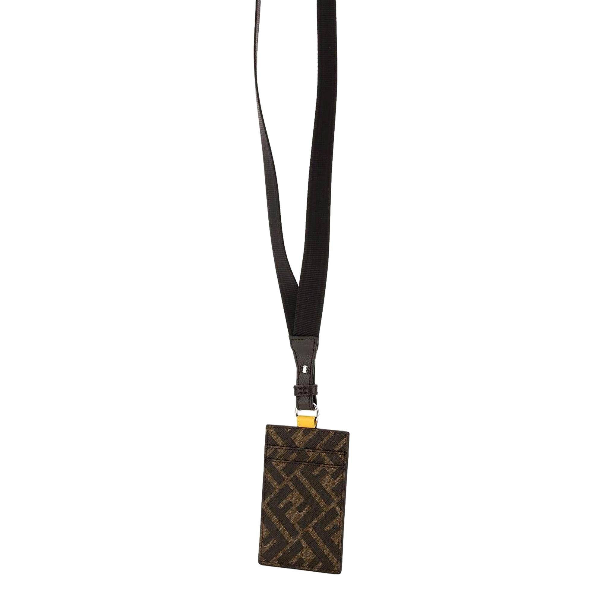 Fendi Zucca Canvas Cardholder Wallet: Style & Functionality Combined