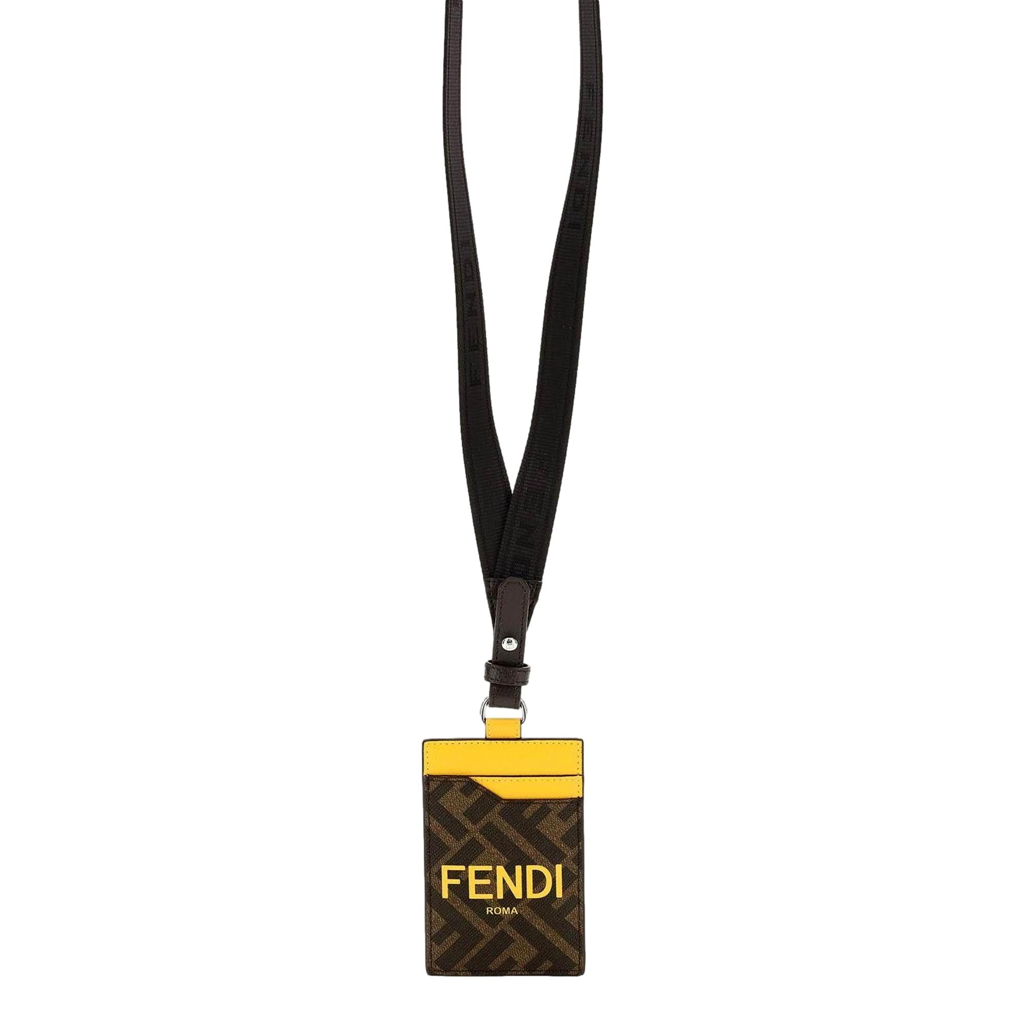 Fendi Zucca Canvas Cardholder Wallet: Style & Functionality Combined