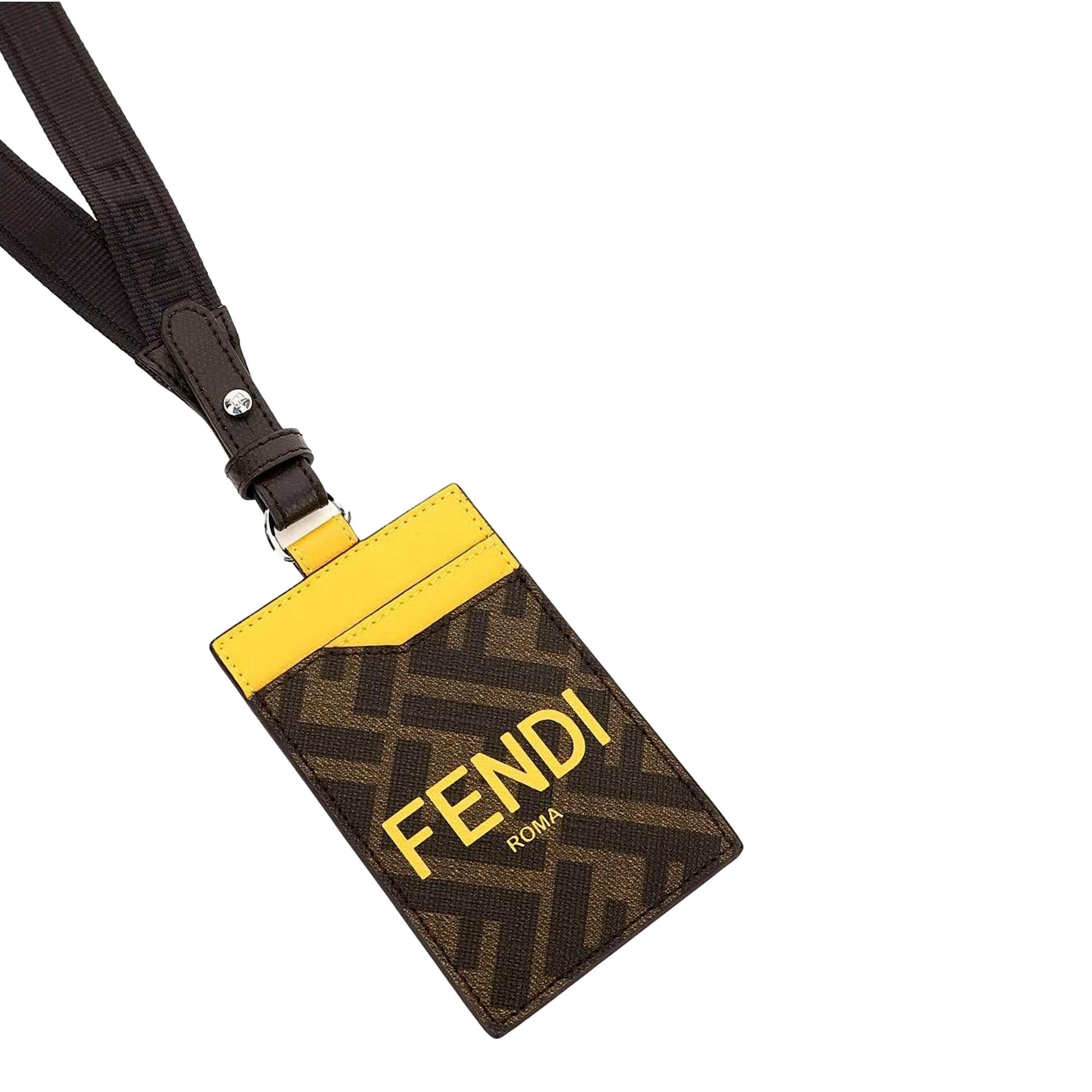 Fendi Zucca Canvas Cardholder Wallet: Style & Functionality Combined