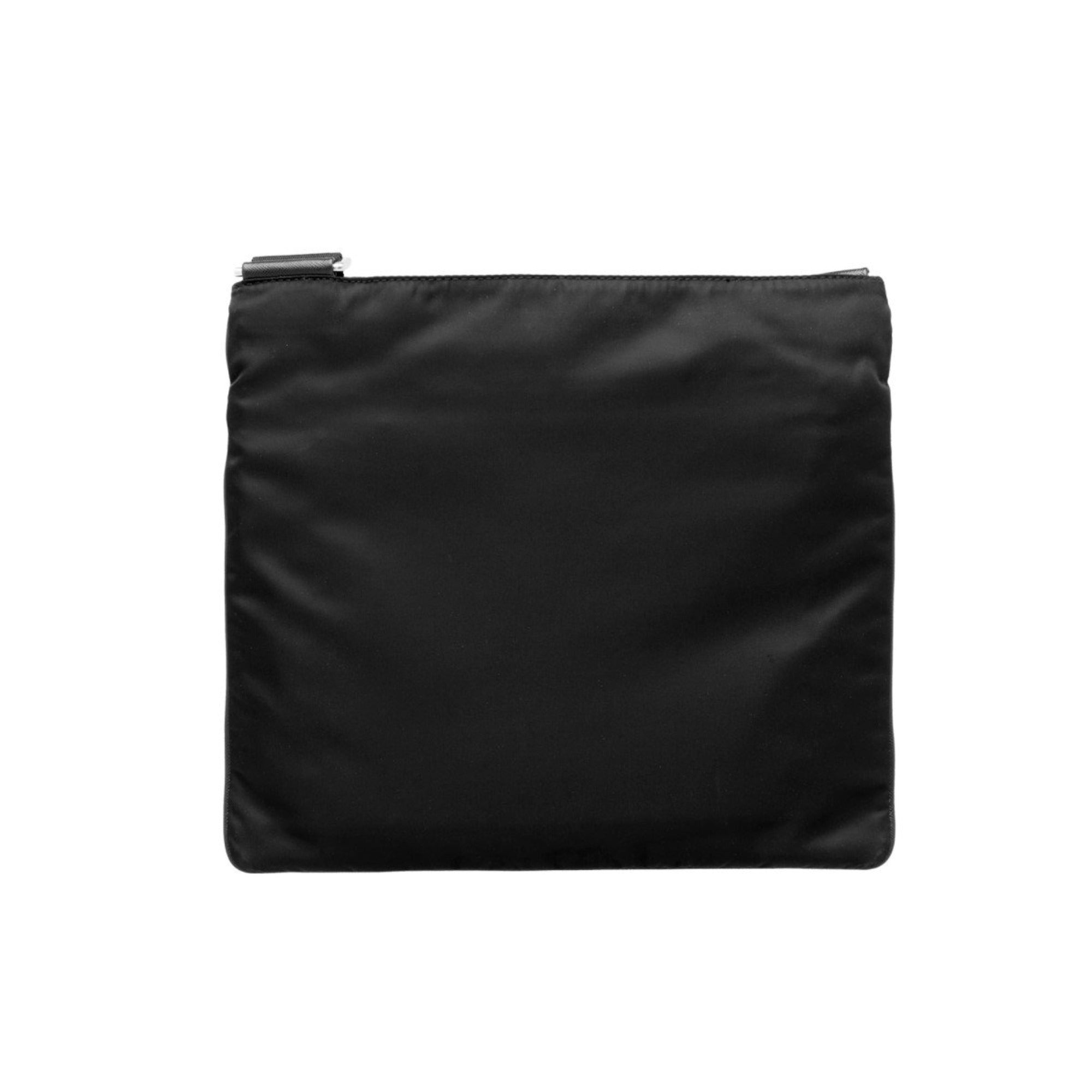 Prada Tessuto Saffiano Black Messenger Bag – Style Meets Functionality