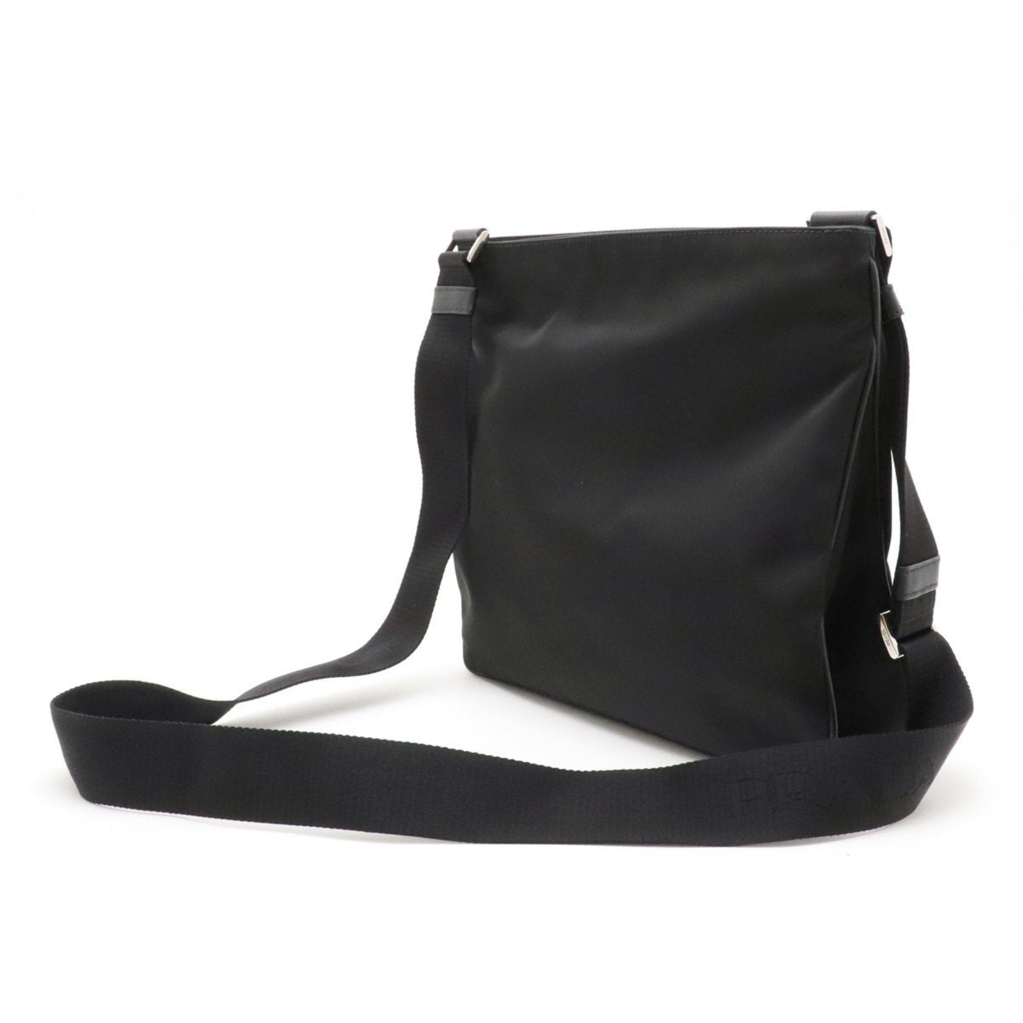 Prada Tessuto Saffiano Black Messenger Bag – Style Meets Functionality
