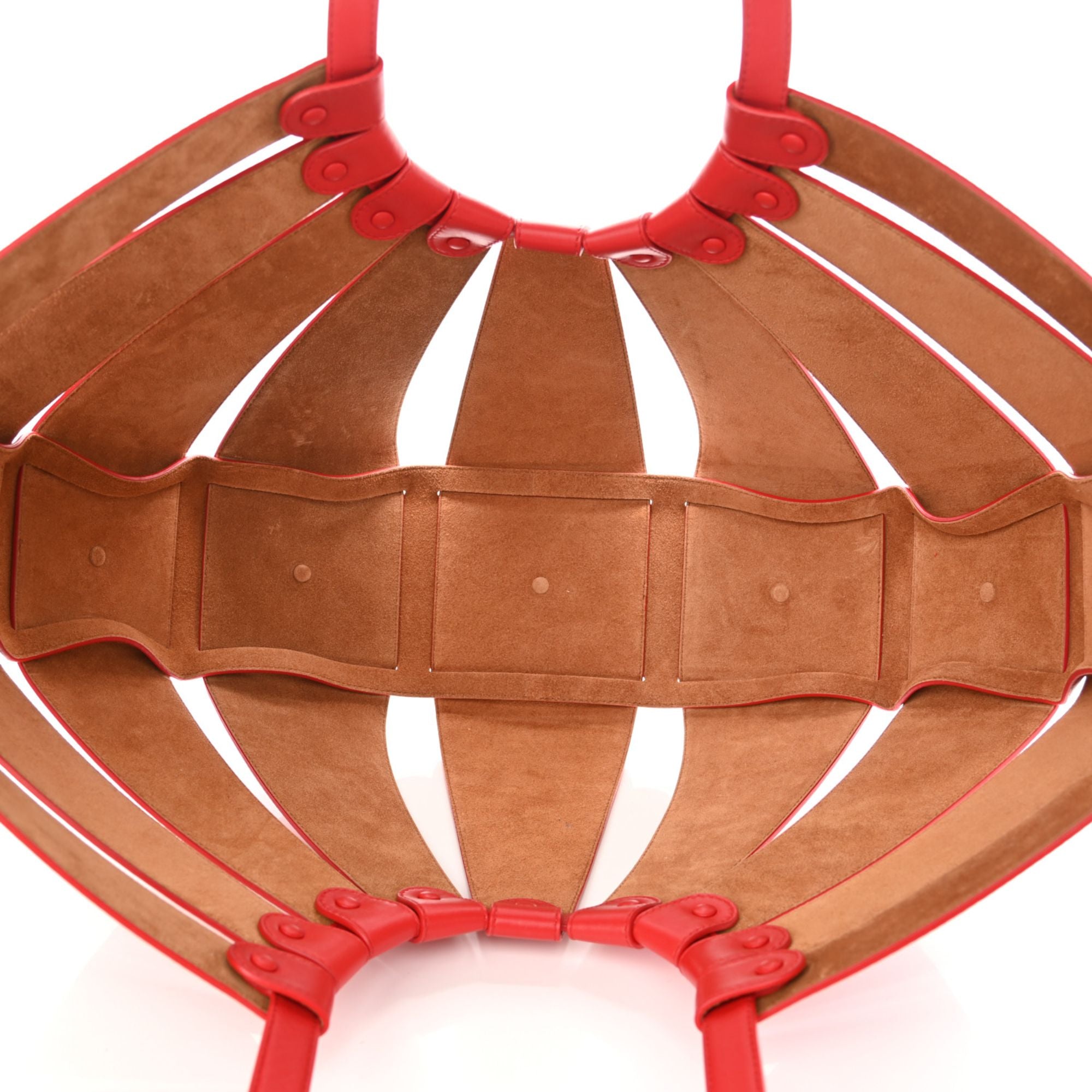 Bottega Veneta Shell Bag - Chic Chili Tomato Calfskin Handbag -  