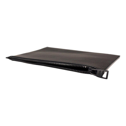Alexander McQueen Black Leather Flat Pouch with Card Slots -   Shop Bags LLC 