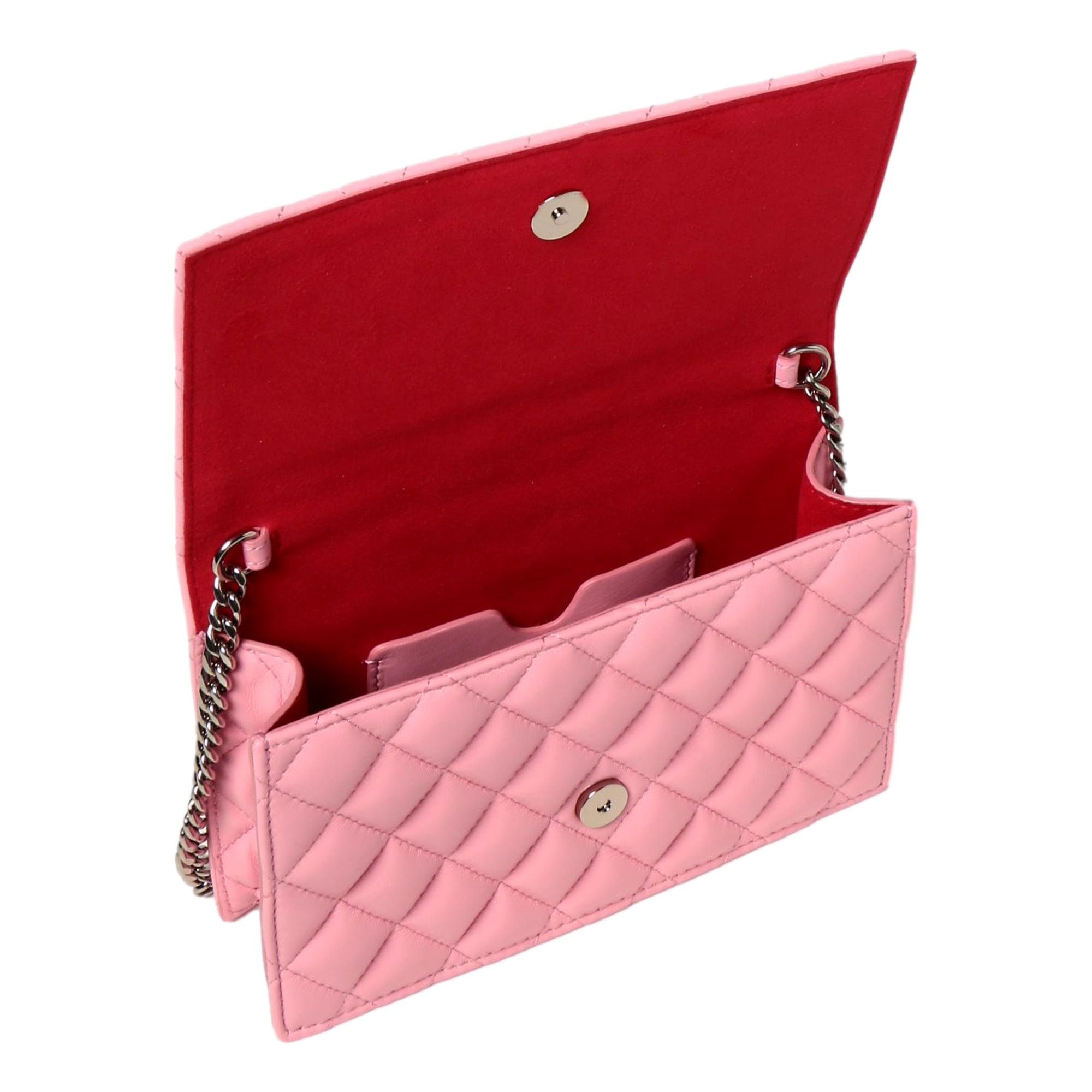 Alexander McQueen Quilted Skull Shoulder Bag - Pink Luxury Style -  