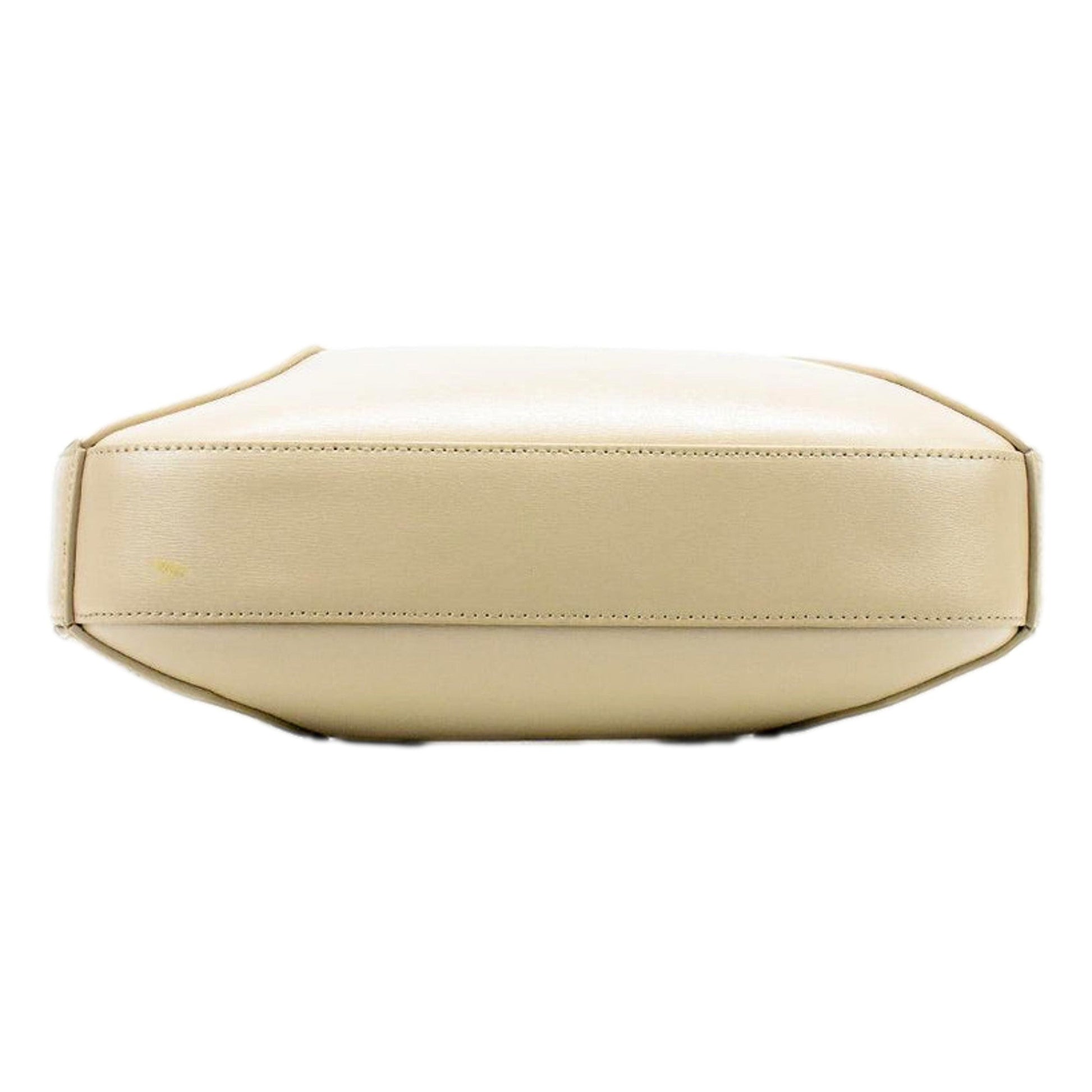 Alexander McQueen The Jewelled Leather Shoulder Bag Beige Skull Ring Handle -   Shop Bags LLC 