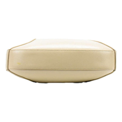 Alexander McQueen The Jewelled Leather Shoulder Bag Beige Skull Ring Handle -   Shop Bags LLC 
