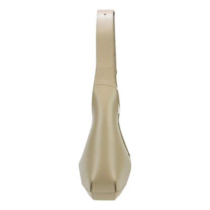 Alexander McQueen The Jewelled Leather Shoulder Bag Beige Skull Ring Handle -   Shop Bags LLC 