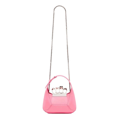 Alexander Mcqueen The Jewelled Hobo Mini Bag in Pink -   Shop Bags LLC 