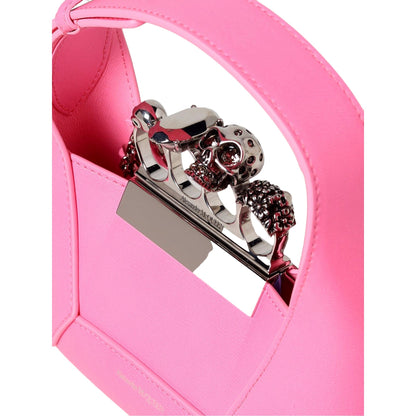 Alexander Mcqueen The Jewelled Hobo Mini Bag in Pink -   Shop Bags LLC 