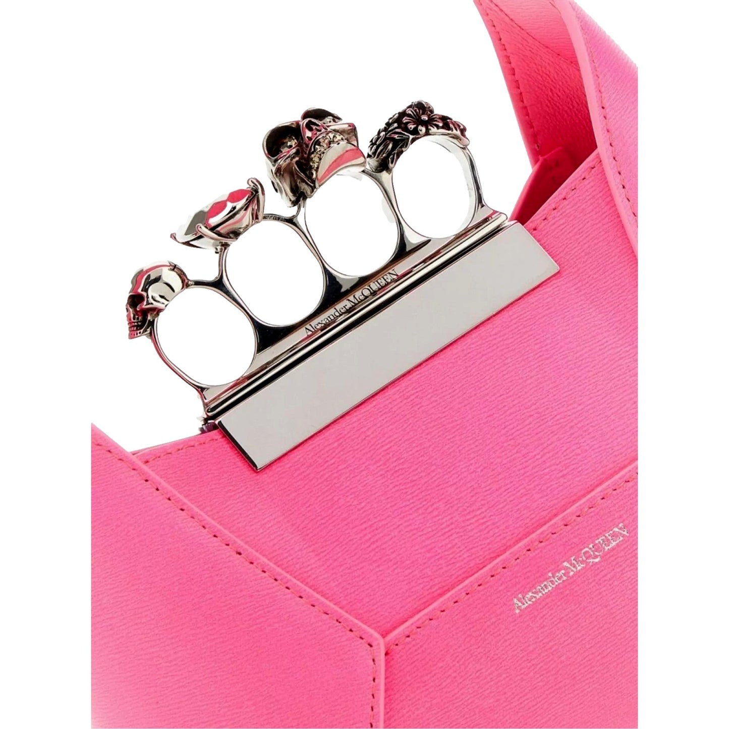 Alexander Mcqueen The Jewelled Hobo Mini Bag in Pink -   Shop Bags LLC 