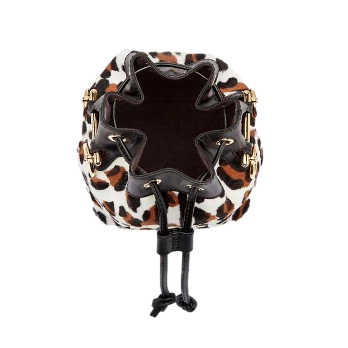 Animal Print Mini Crossbody Bucket Bag - Luxurious Fendi Mon Tresor -   Shop Bags 