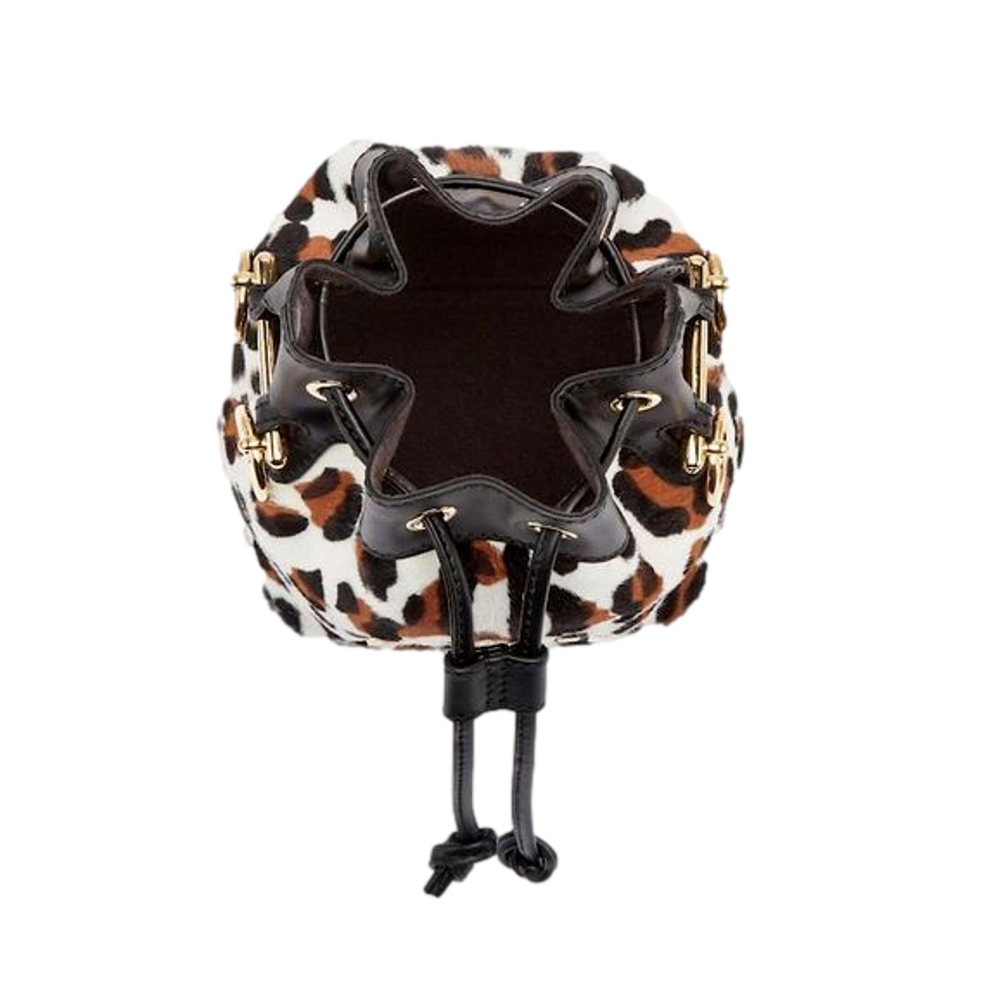 Animal Print Mini Crossbody Bucket Bag - Luxurious Fendi Mon Tresor -   Shop Bags 