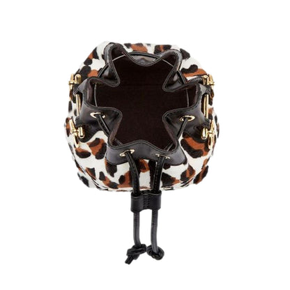Animal Print Mini Crossbody Bucket Bag - Luxurious Fendi Mon Tresor -   Shop Bags 