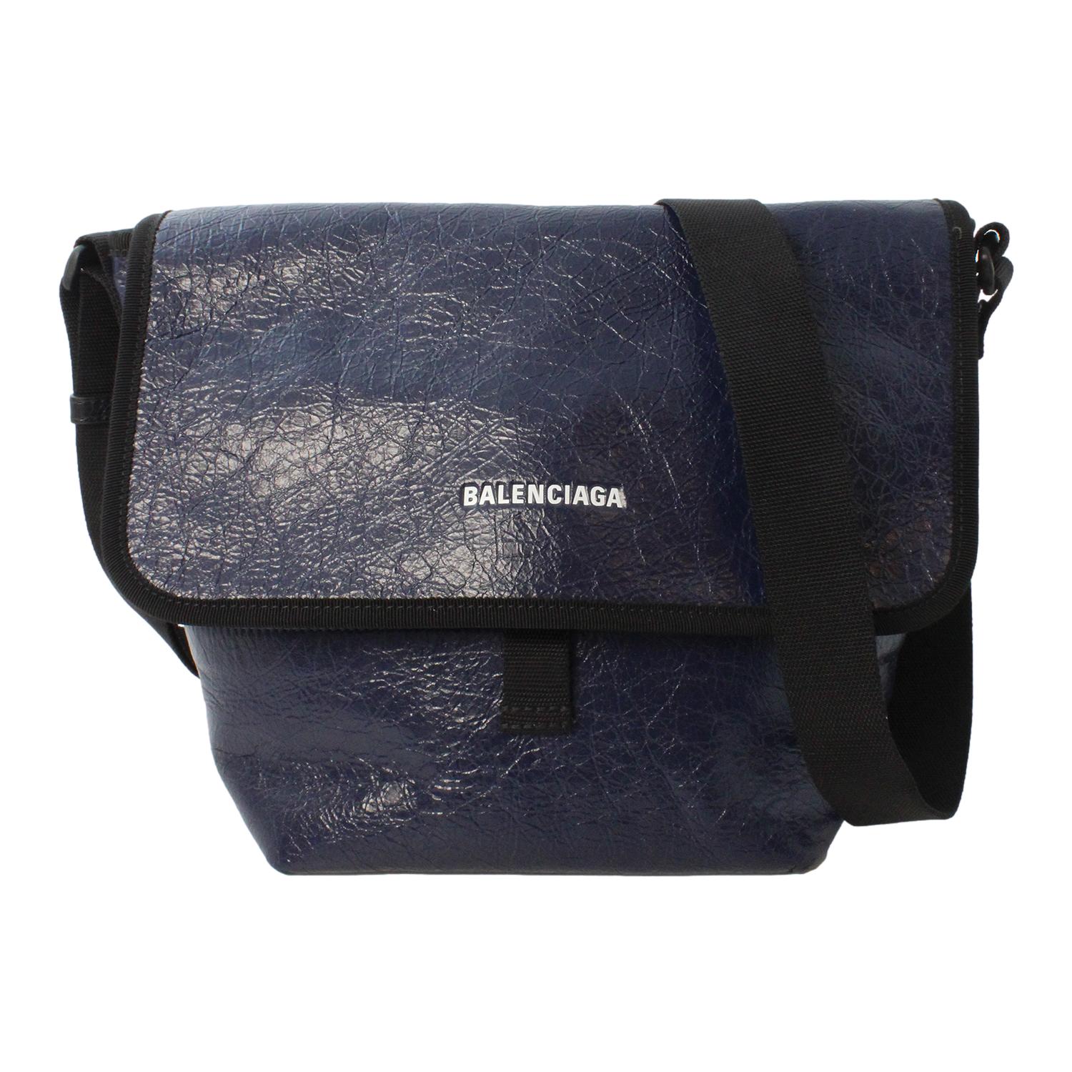 Balenciaga Arena Blue Leather Messenger Bag – Versatile & Stylish -   Shop Bags LLC