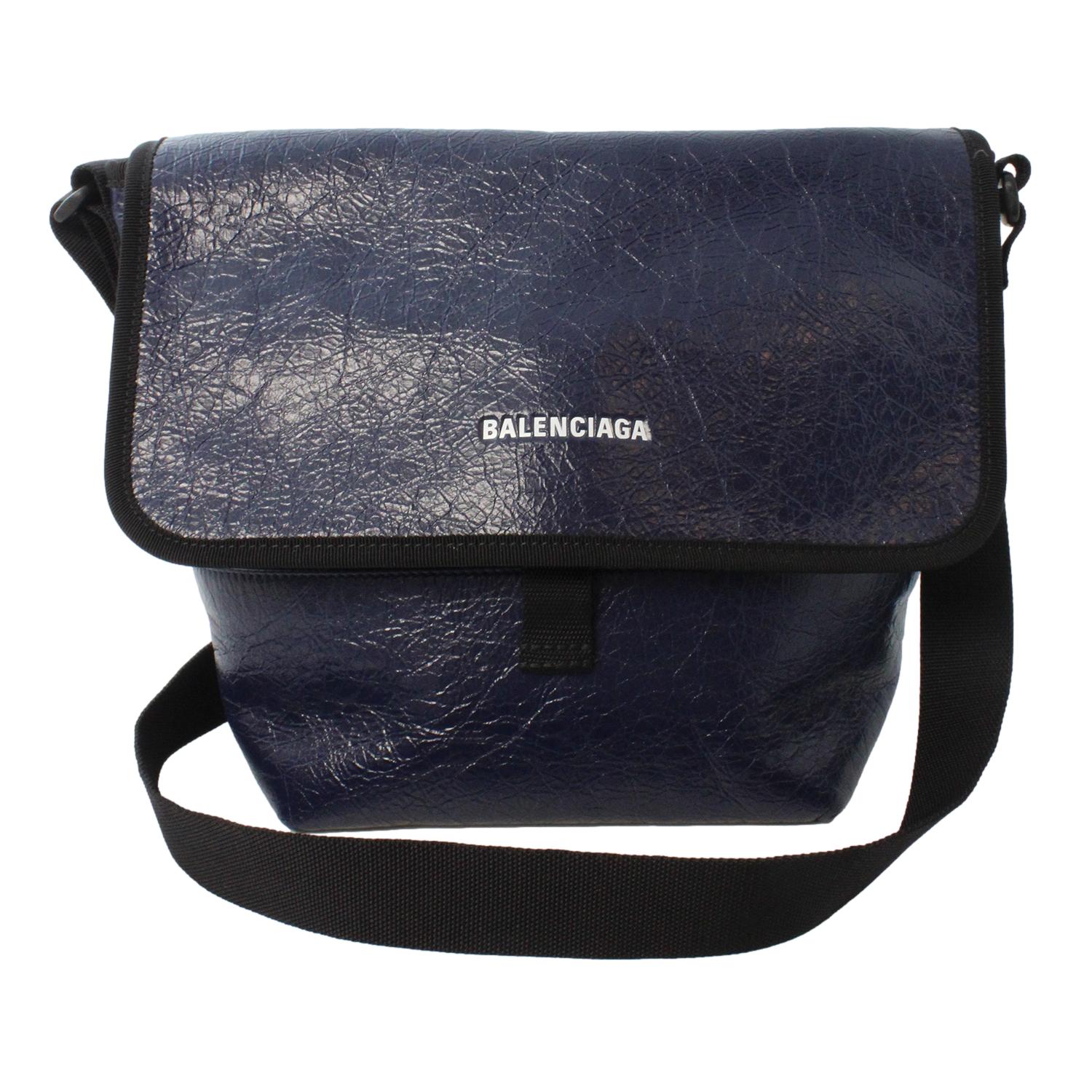 Balenciaga Arena Blue Leather Messenger Bag – Versatile & Stylish -  