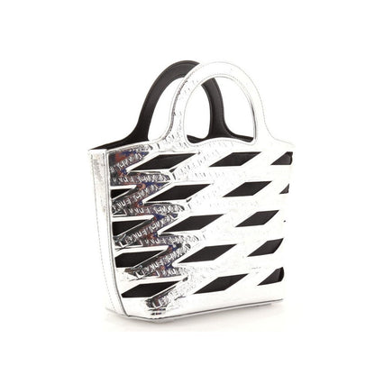 Balenciaga Bag: Neo Basket Handbag & Satchel in Metallic Silver -   Shop Bags LLC 