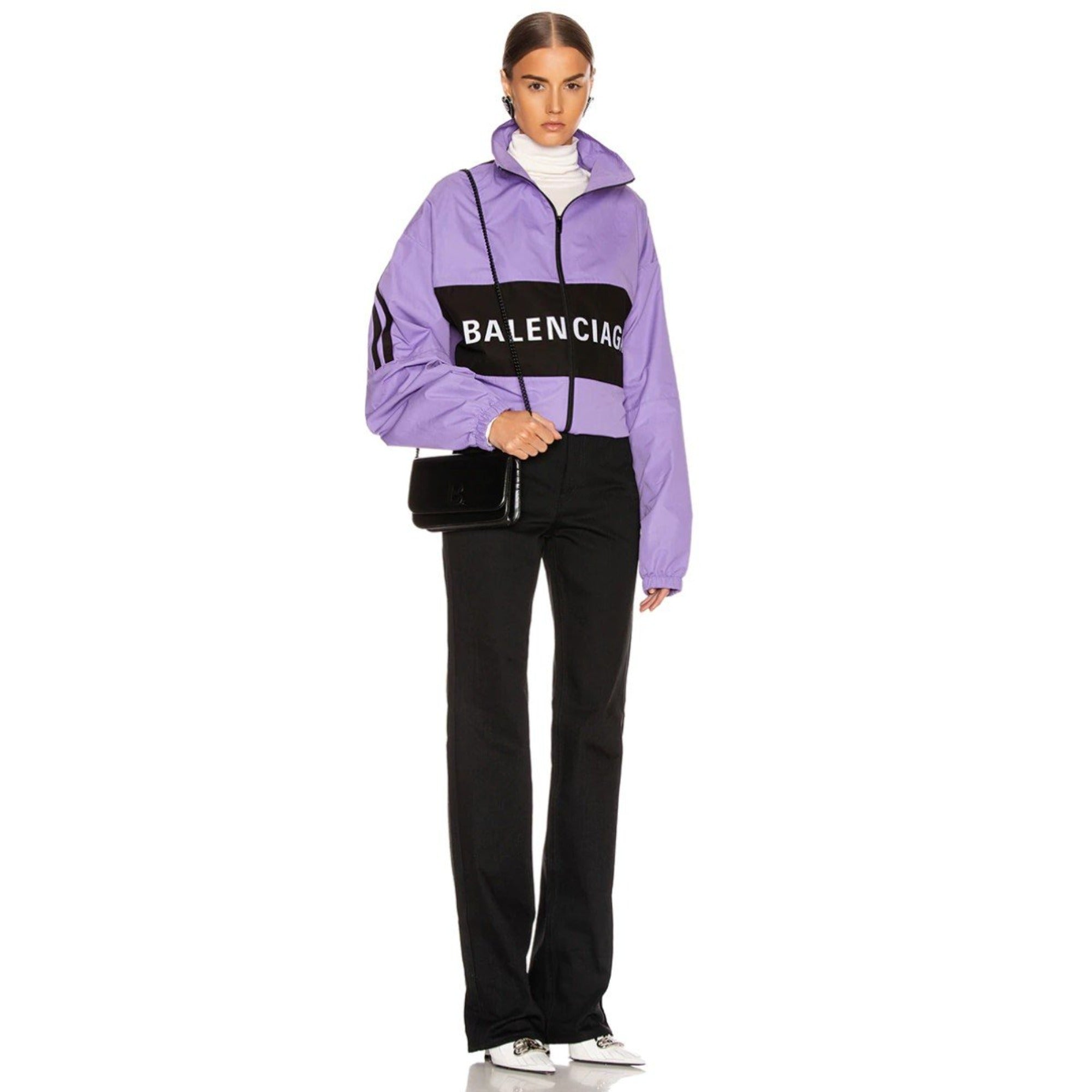 Balenciaga Black Calfskin Leather Chain Wallet Shoulder Bag -   Shop Bags LLC