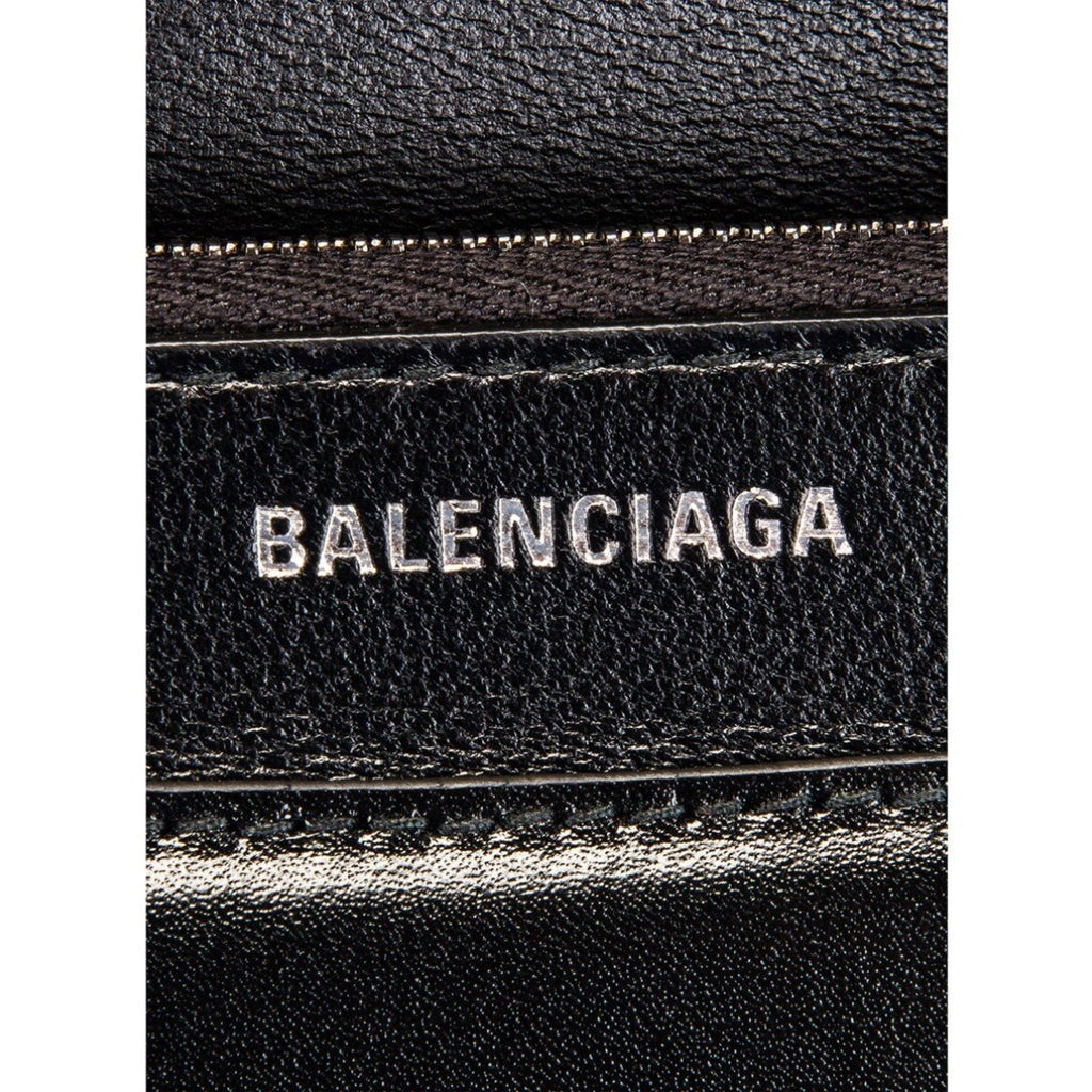 Balenciaga Black Calfskin Leather Chain Wallet Shoulder Bag -   Shop Bags LLC