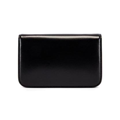 Balenciaga Black Calfskin Leather Chain Wallet Shoulder Bag -   Shop Bags LLC