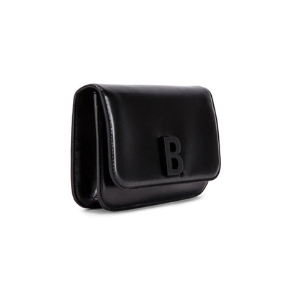 Balenciaga Black Calfskin Leather Chain Wallet Shoulder Bag -   Shop Bags LLC