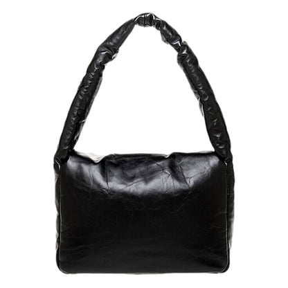 Balenciaga Monaco Soft Nappa Leather Shoulder Bag Black -   Shop Bags LLC 
