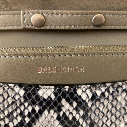Balenciaga Python Print Wallet: Luxury Leather Chain Bag Elegance -   Shop Bags LLC