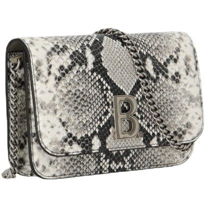 Balenciaga Python Print Wallet: Luxury Leather Chain Bag Elegance -   Shop Bags LLC