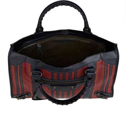 Balenciaga Stripe Satchel: Chic and Versatile Handbag for Everyday -   Shop Bags LLC
