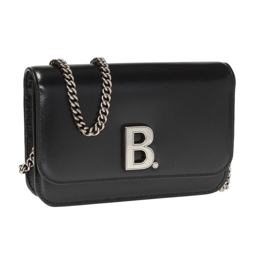 Balenciaga Wallet Bag: Black Bag & Chain Wallet Bag in Calfskin -   Shop Bags LLC 