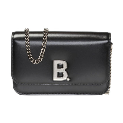Balenciaga Wallet Bag: Black Bag & Chain Wallet Bag in Calfskin -   Shop Bags LLC 