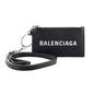 Balenciaga Wallet: Unisex Black Wallet & Card Holder with Lanyard -   Shop Bags LLC 