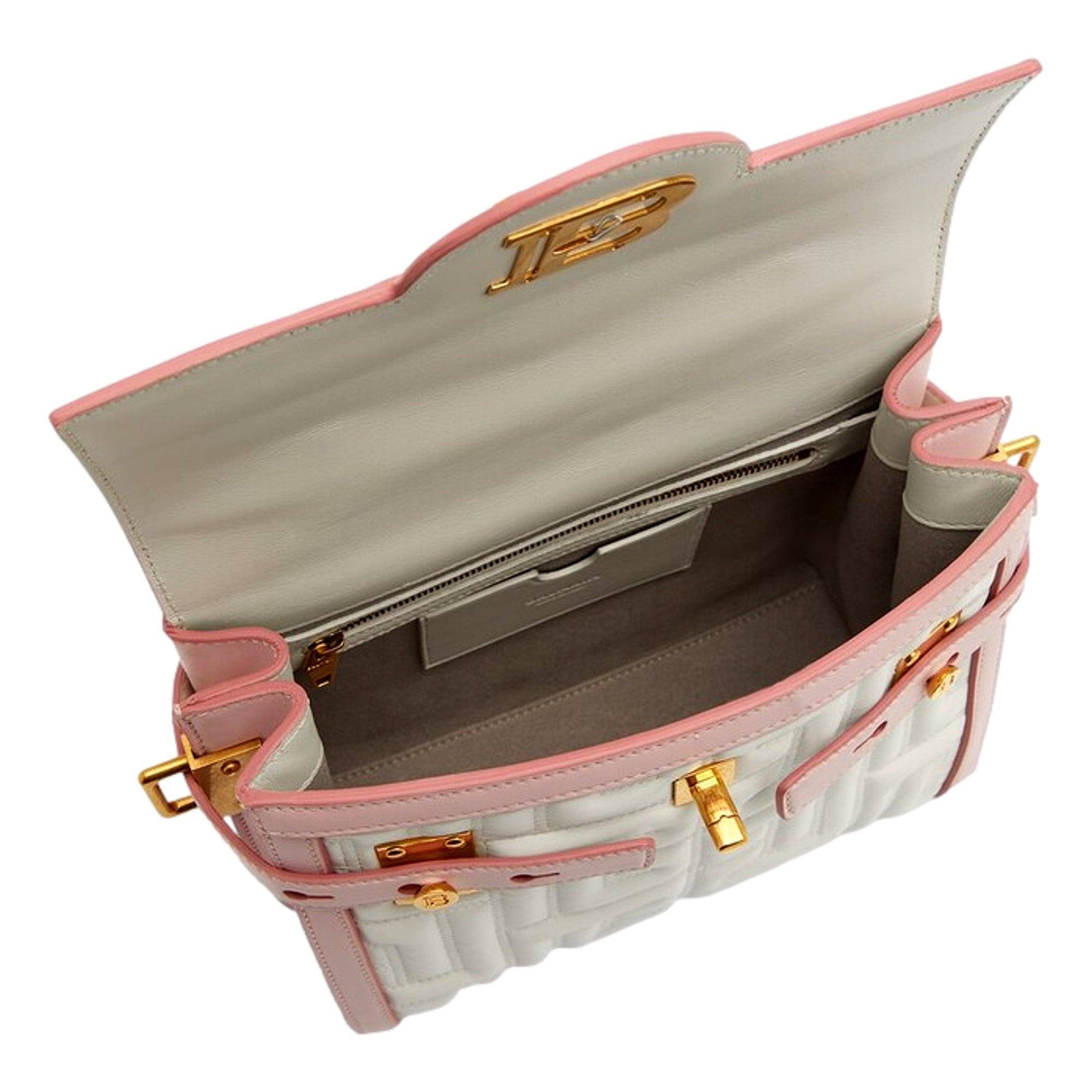 Balmain B-Buzz 23 Tote, Crossbody, Shoulder Bag - Quilted Luxury -   Shop Bags LLC 