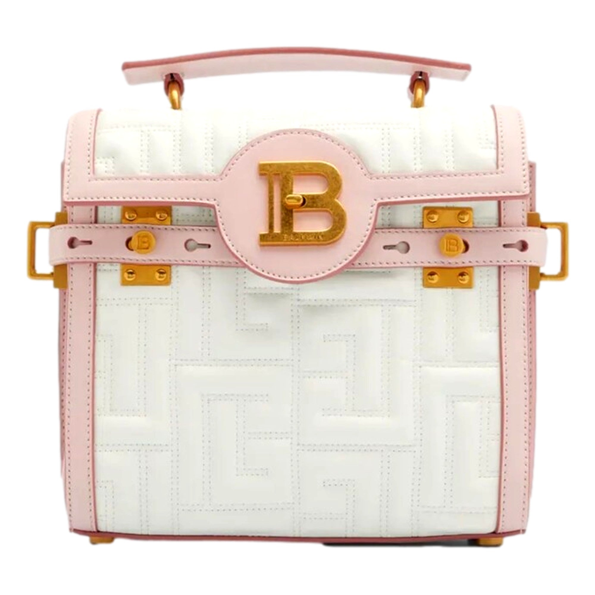 Balmain B-Buzz 23 Tote, Crossbody, Shoulder Bag - Quilted Luxury -   Shop Bags LLC 