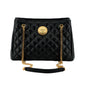 Black Leather Large Tote Bag – Versace Medusa Quilted Sophistication -   Shop Bags LLC 