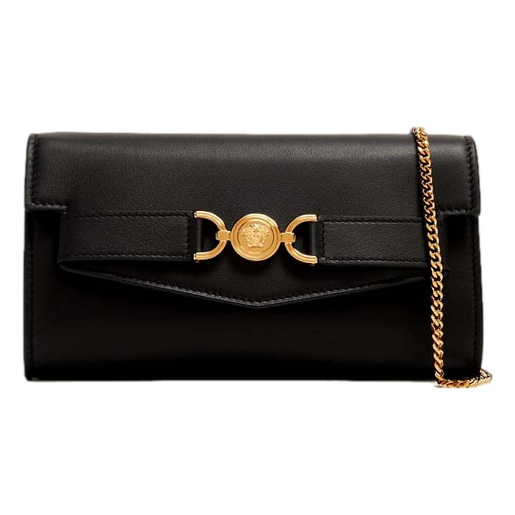 Black Wallet on Chain Crossbody Bag Handbags - Versace Medusa 95 -   Shop Bags LLC
