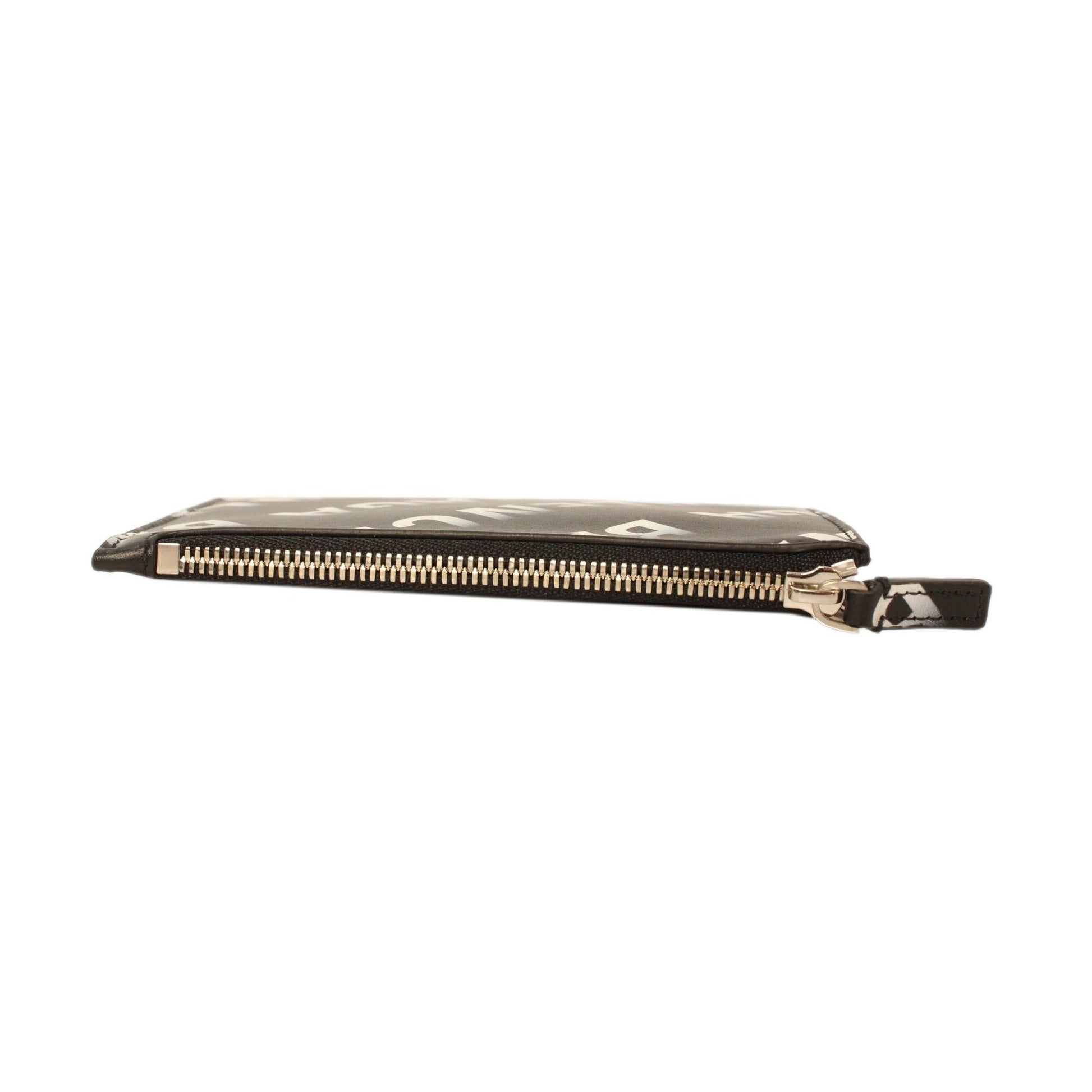 Black Zip Wallet for Men - Balenciaga Leather Mens Wallet -   Shop Bags LLC 