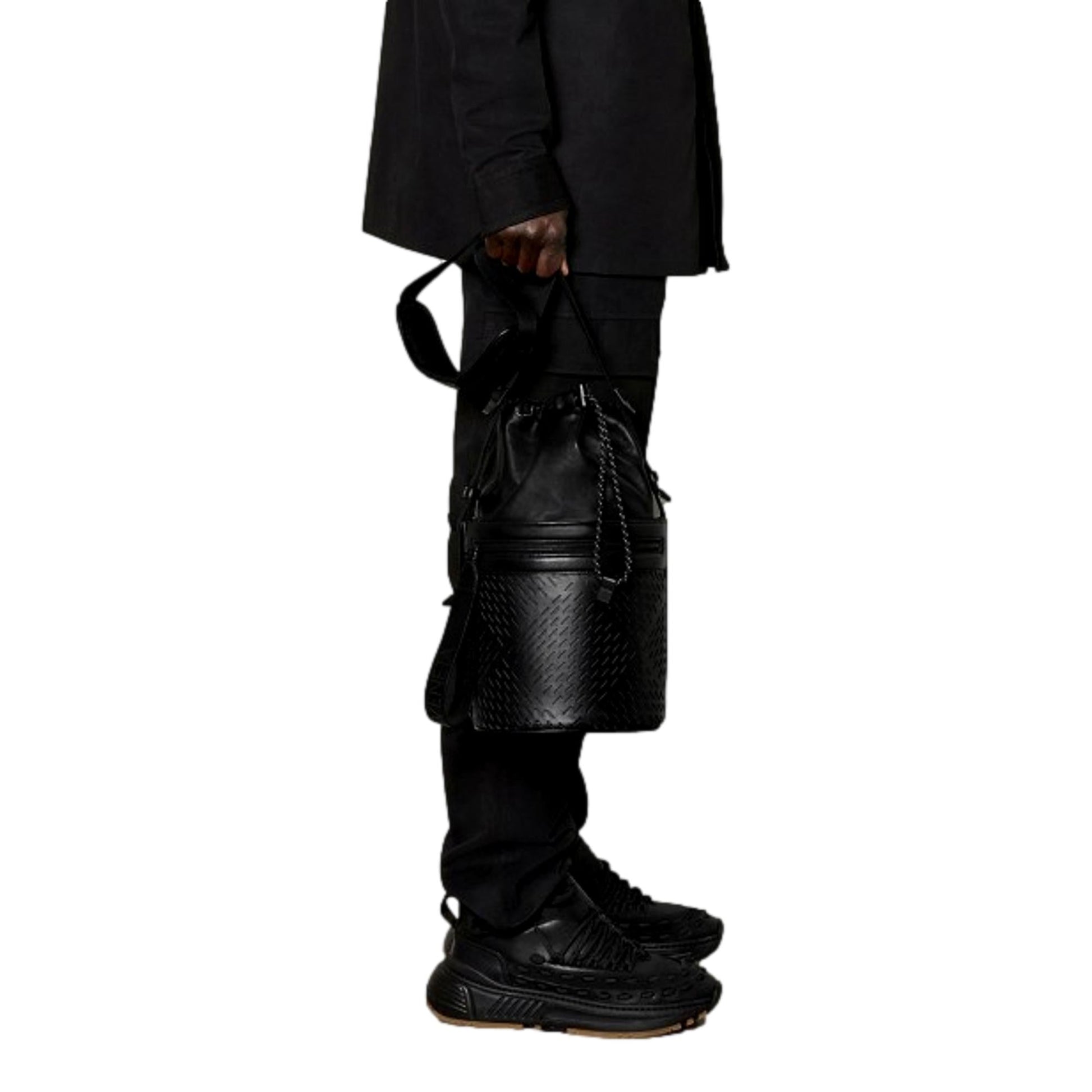 Bottega Veneta Bucket Crossbody Bag - Stylish Perforated Leather -   Shop Bags LLC 