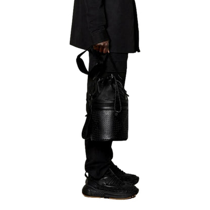 Bottega Veneta Bucket Crossbody Bag - Stylish Perforated Leather -   Shop Bags LLC 