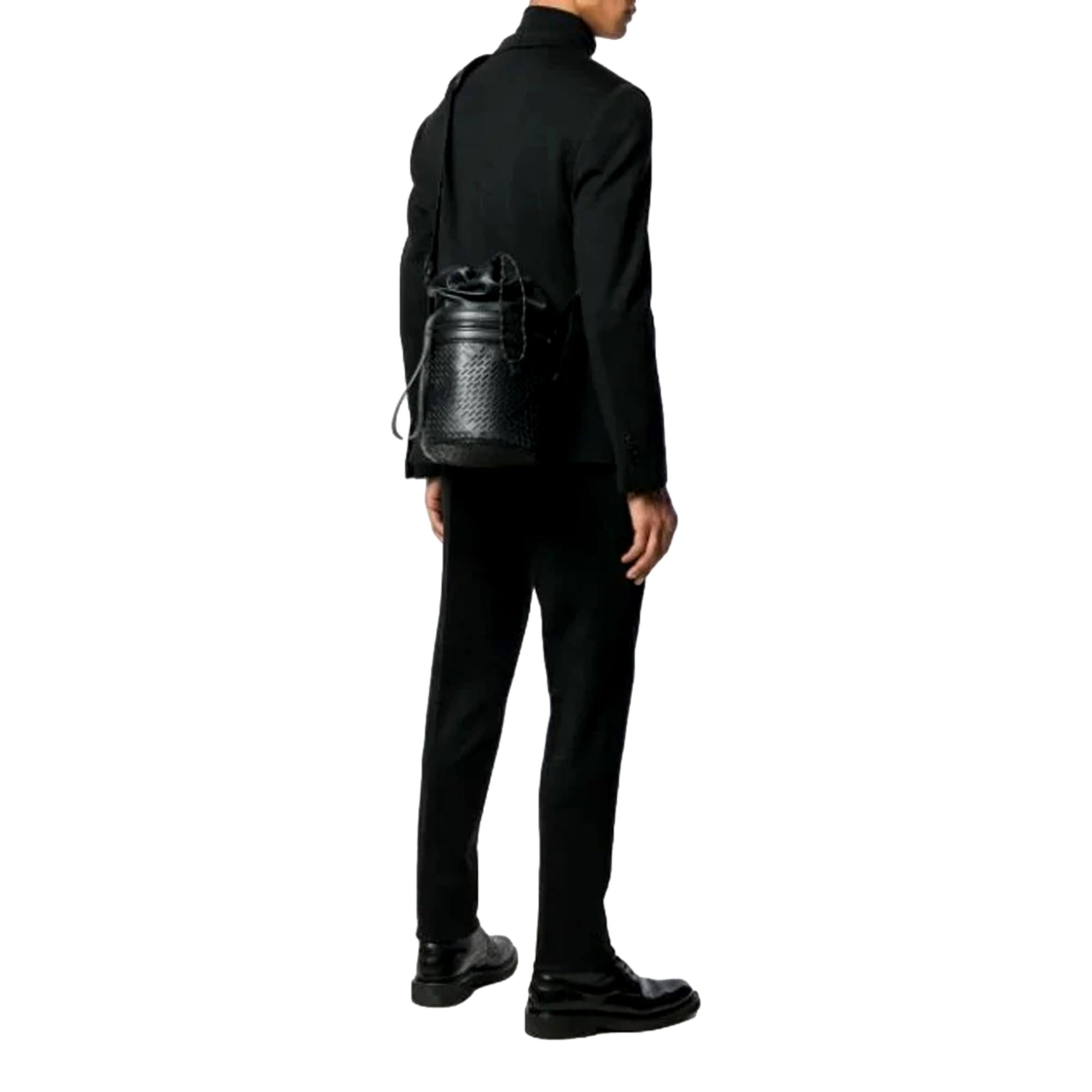 Bottega Veneta Bucket Crossbody Bag - Stylish Perforated Leather -   Shop Bags LLC 