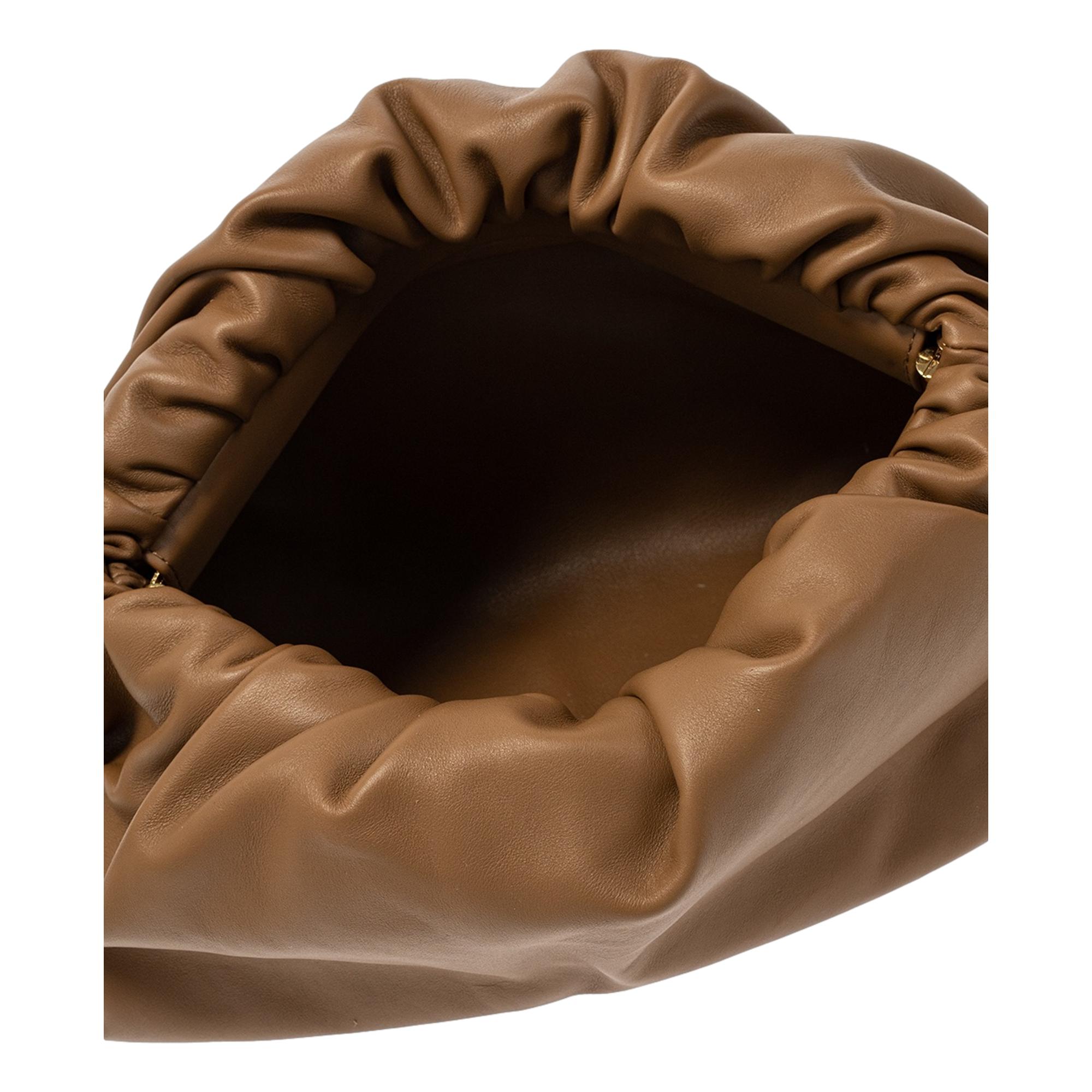 Bottega Veneta Chain Pouch - Luxe Brown Leather Shoulder Bag -   Shop Bags 