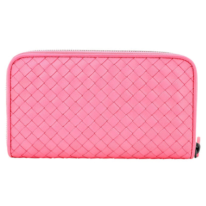 Bottega Veneta Pink Leather Wallet - Luxury with a Cheerful Twist -   Shop Bags LLC 
