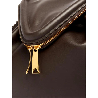 Bottega Veneta Shoulder Bag - Elegant Large Brown Calfskin Style -   Shop Bags LLC 