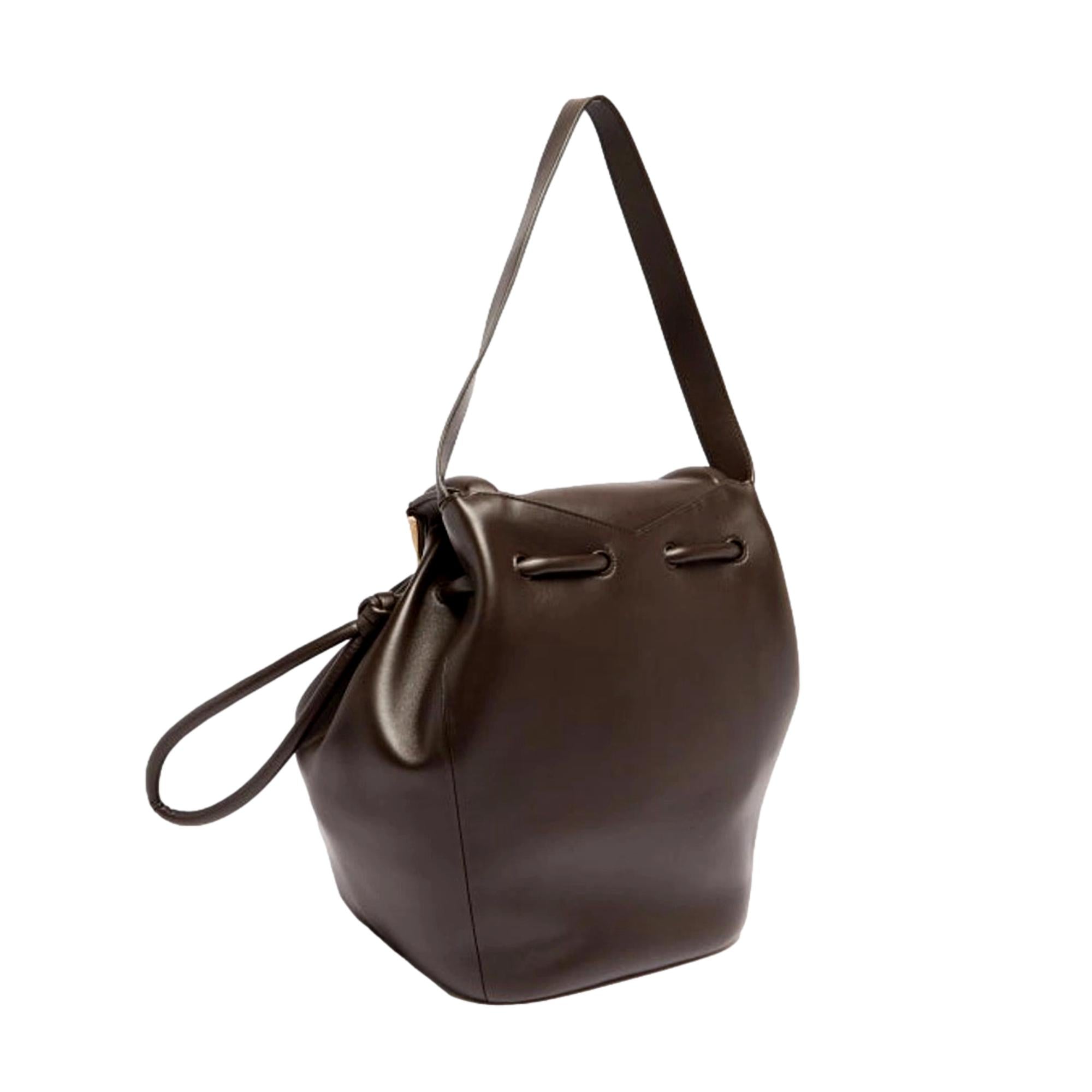 Bottega Veneta Shoulder Bag - Elegant Large Brown Calfskin Style -   Shop Bags LLC 
