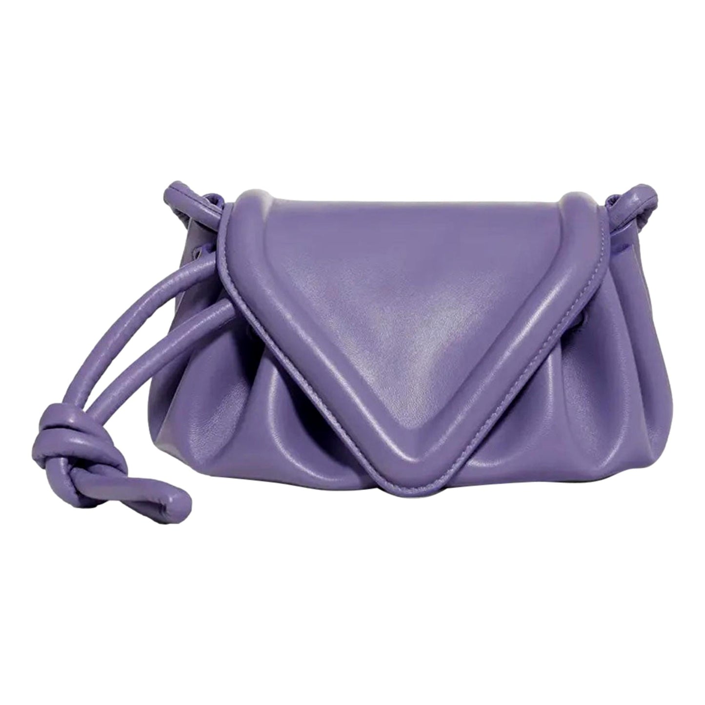 Bottega Veneta Small Crossbody Bag - Lavender Luxury in Nappa Leather -   Shop Bags LLC 