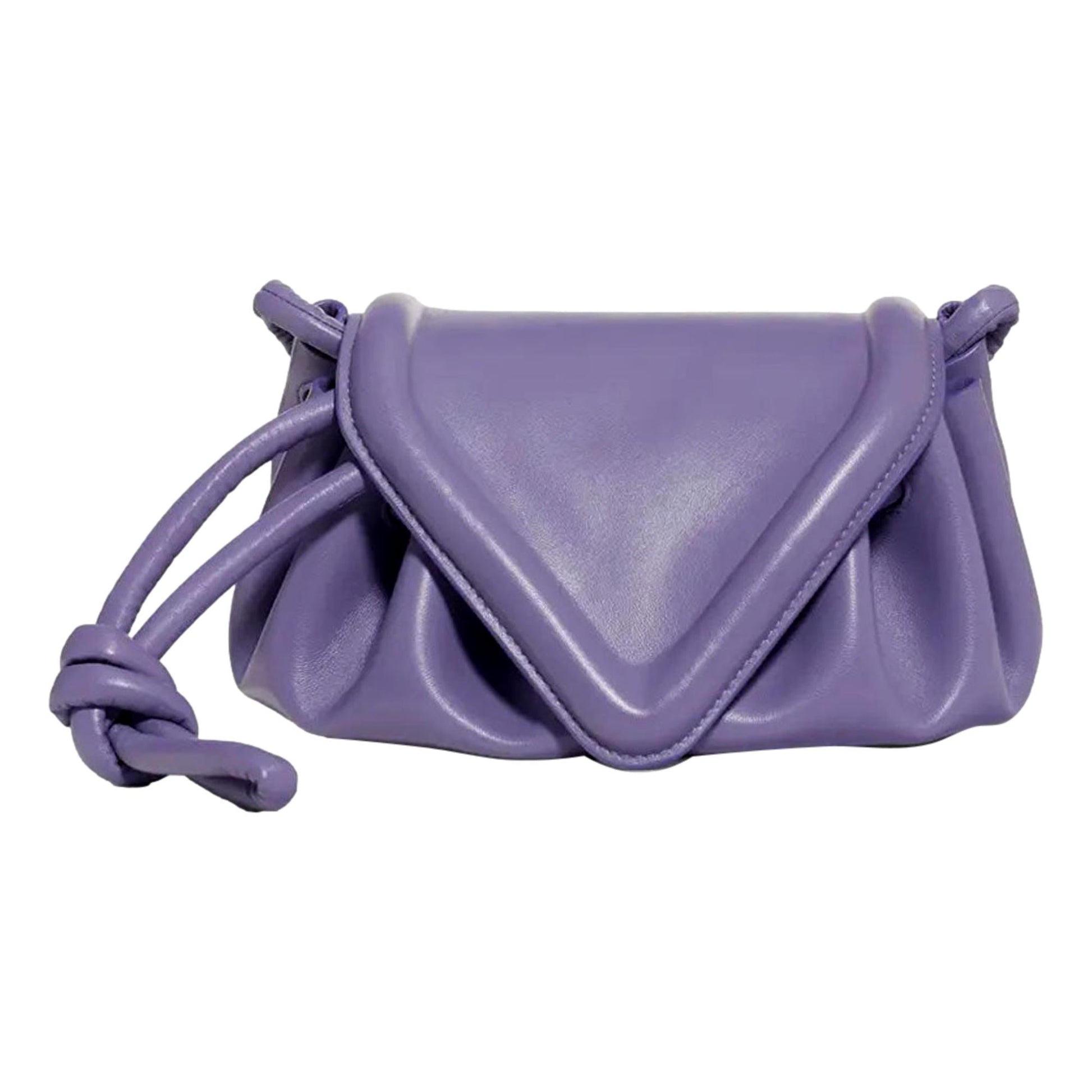 Bottega Veneta Small Crossbody Bag - Lavender Luxury in Nappa Leather -   Shop Bags LLC 